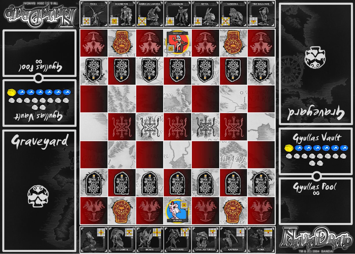 Initial board setup